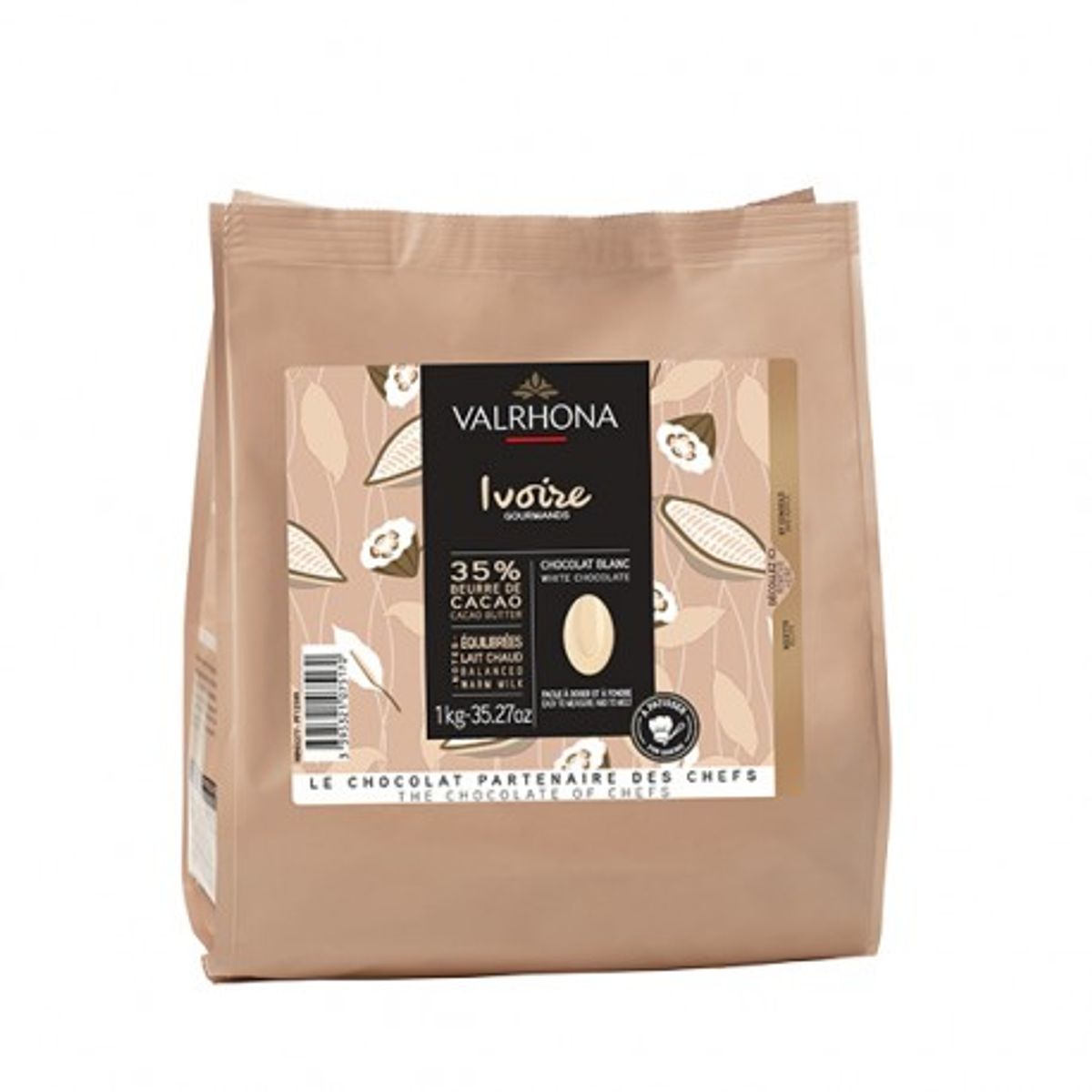 Valrhona Feves Ivoire 35% 1 kg