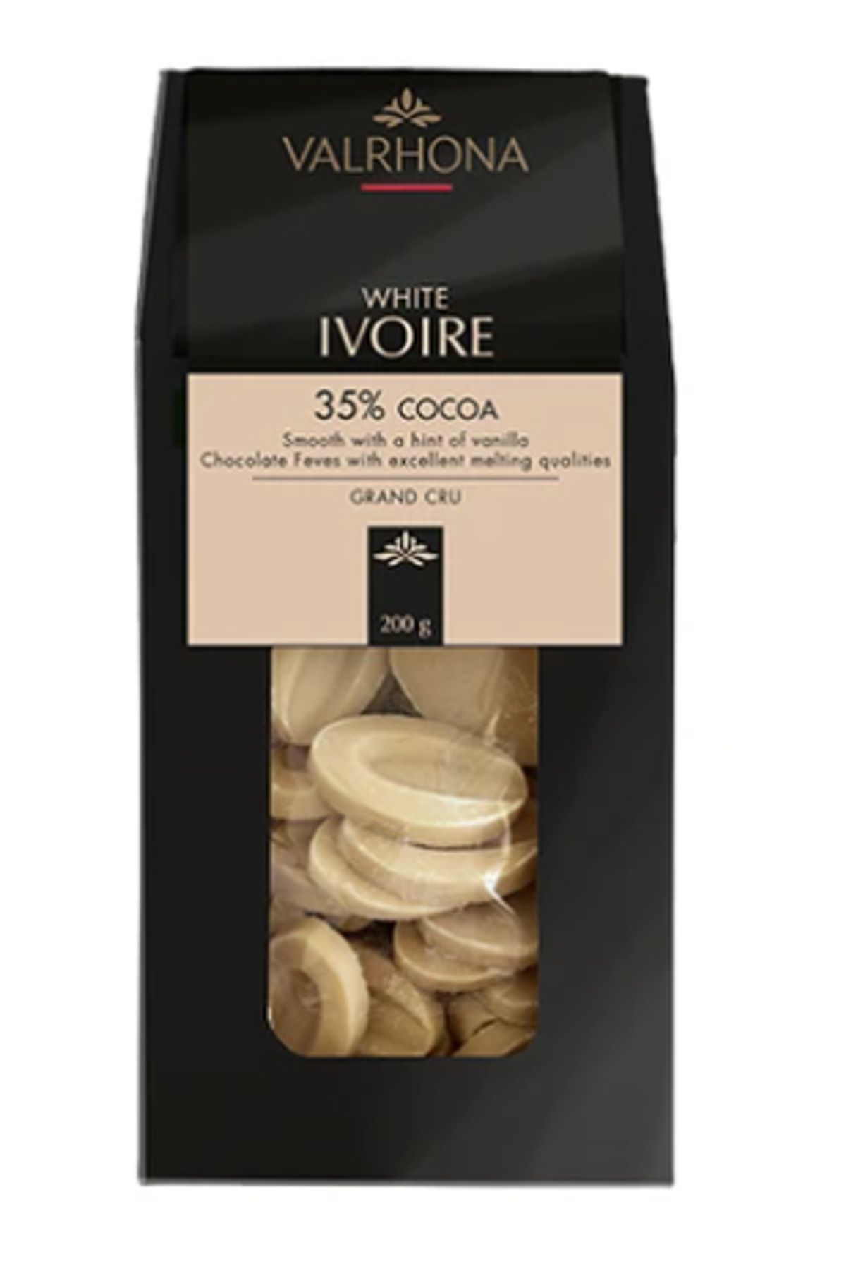 Valrhona - Feves Ivoire 35%, 200g