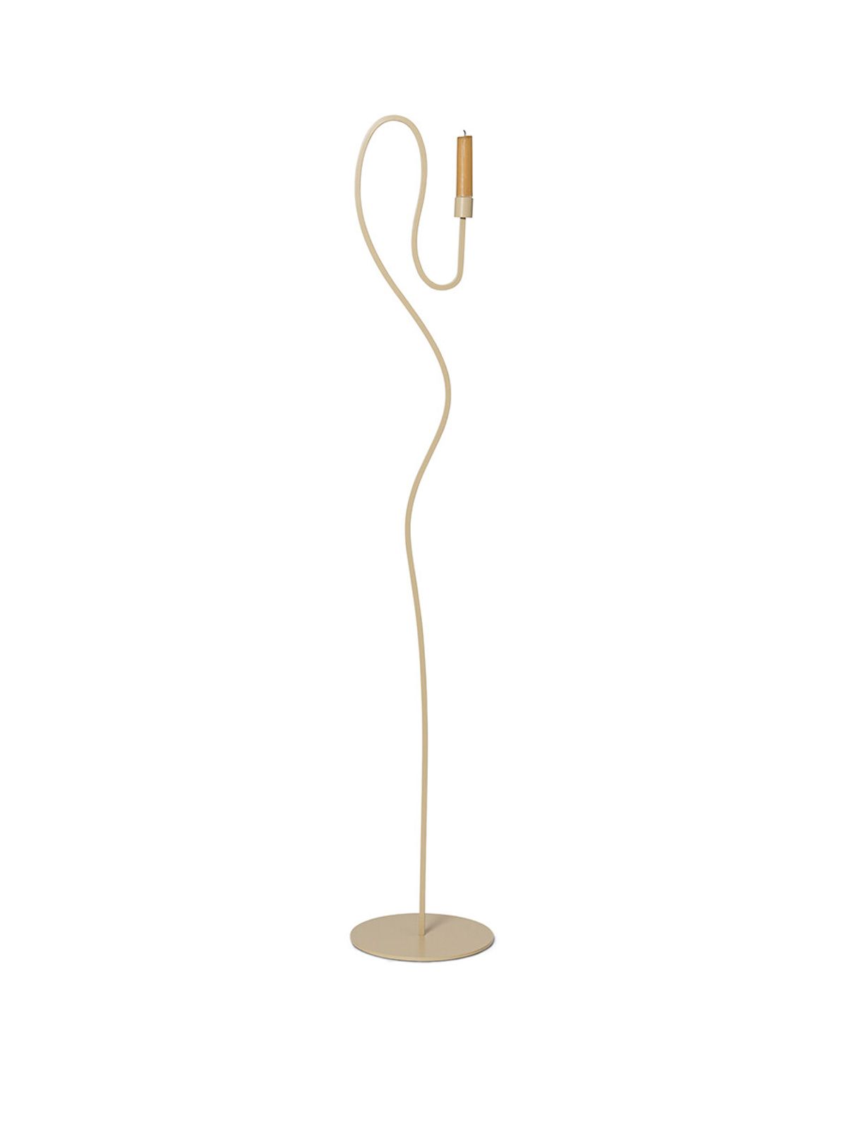 Valse Floor Candle Holder fra Ferm Living (Cashmere)