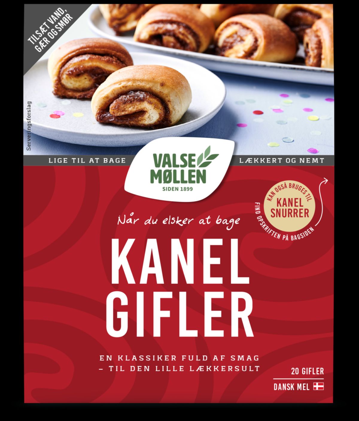 Valsemøllen - Kanelgifler, 475g