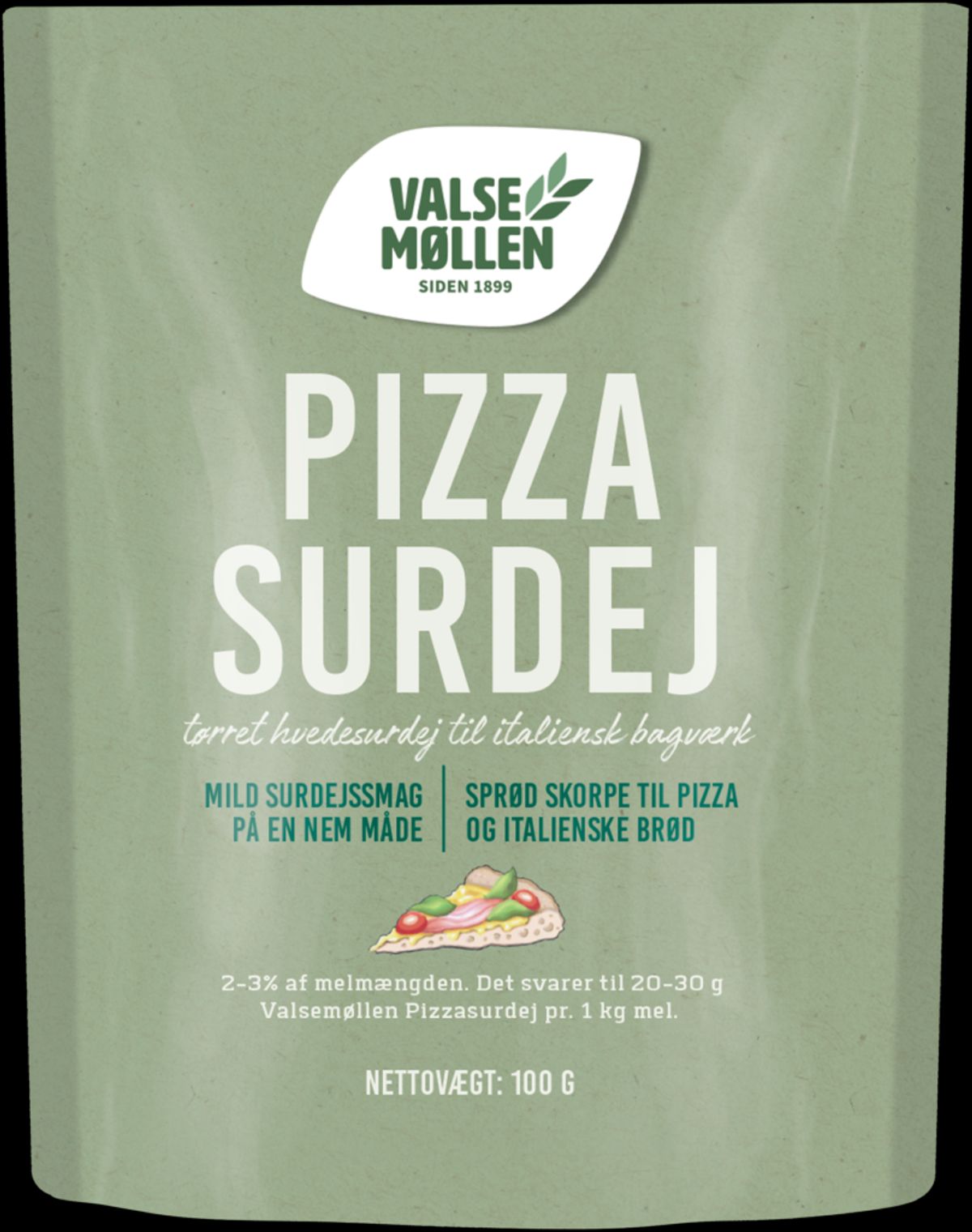 Valsemøllen - Pizza Surdej, 100g