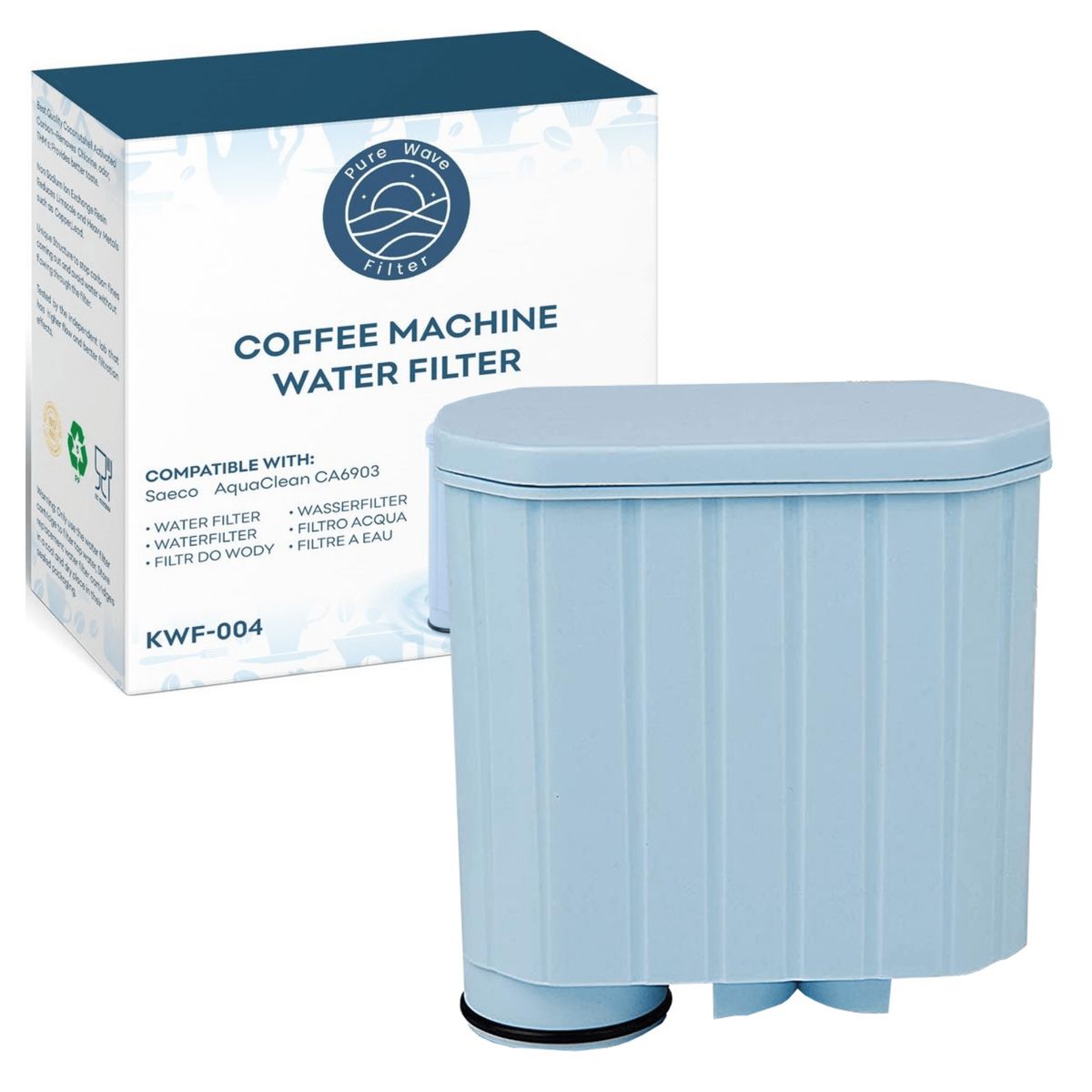 Vandfilter Kompatibel med Philips / Saeco - AquaClean - Pure Wave KWF-004 - 1 Stk.