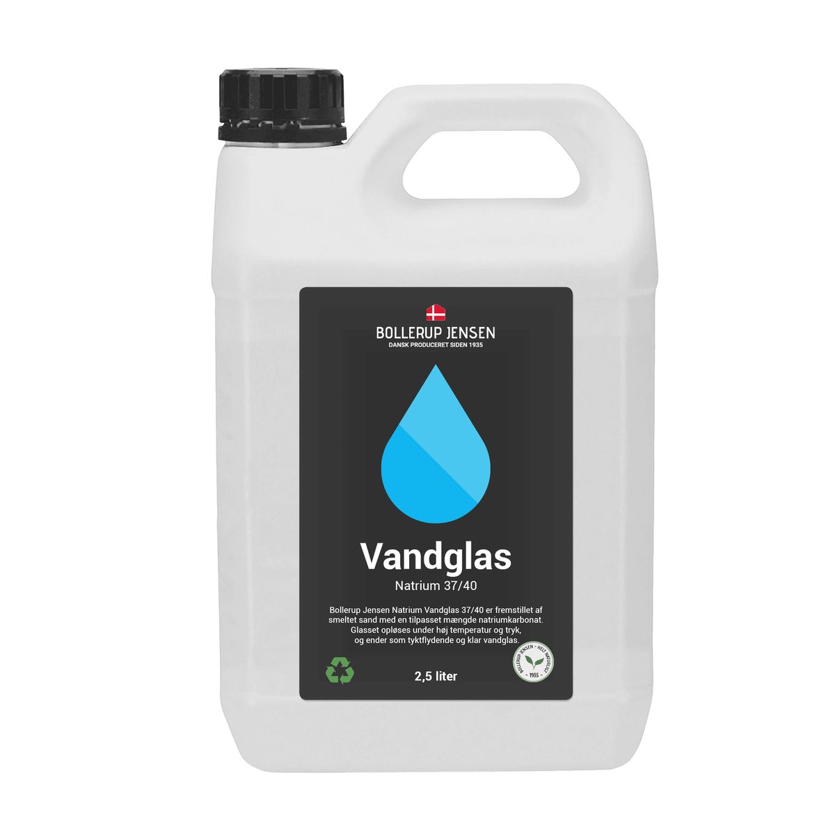 Vandglas, Natrium 37/40 - 2,5 liter