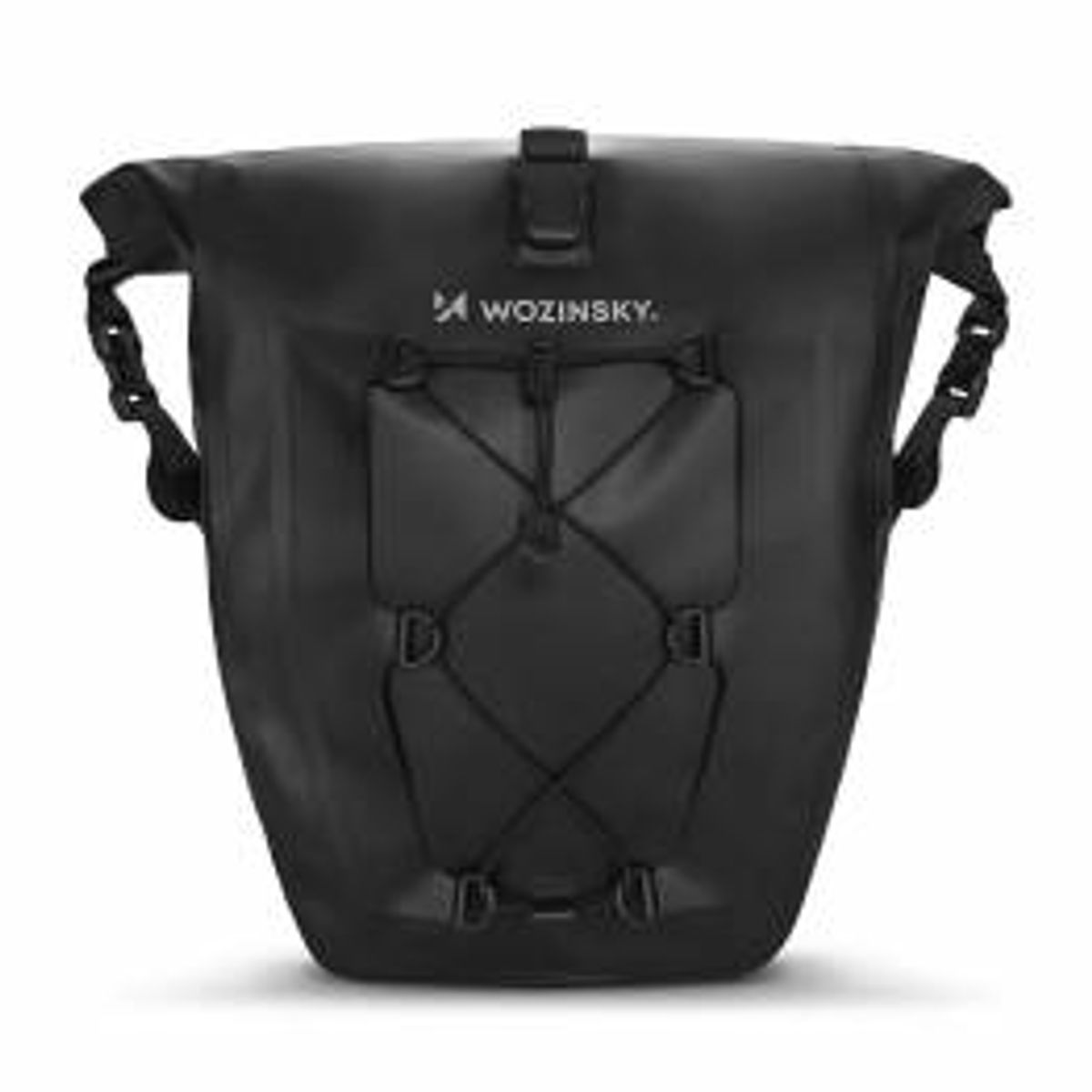 Vandtæt pannier sidetaske til cykel-bagagebærer - 25l - Sort