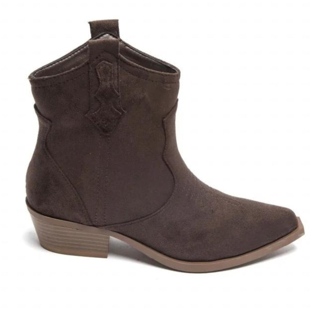 Vanessa Dame cowboystøvler 9653A - Brown