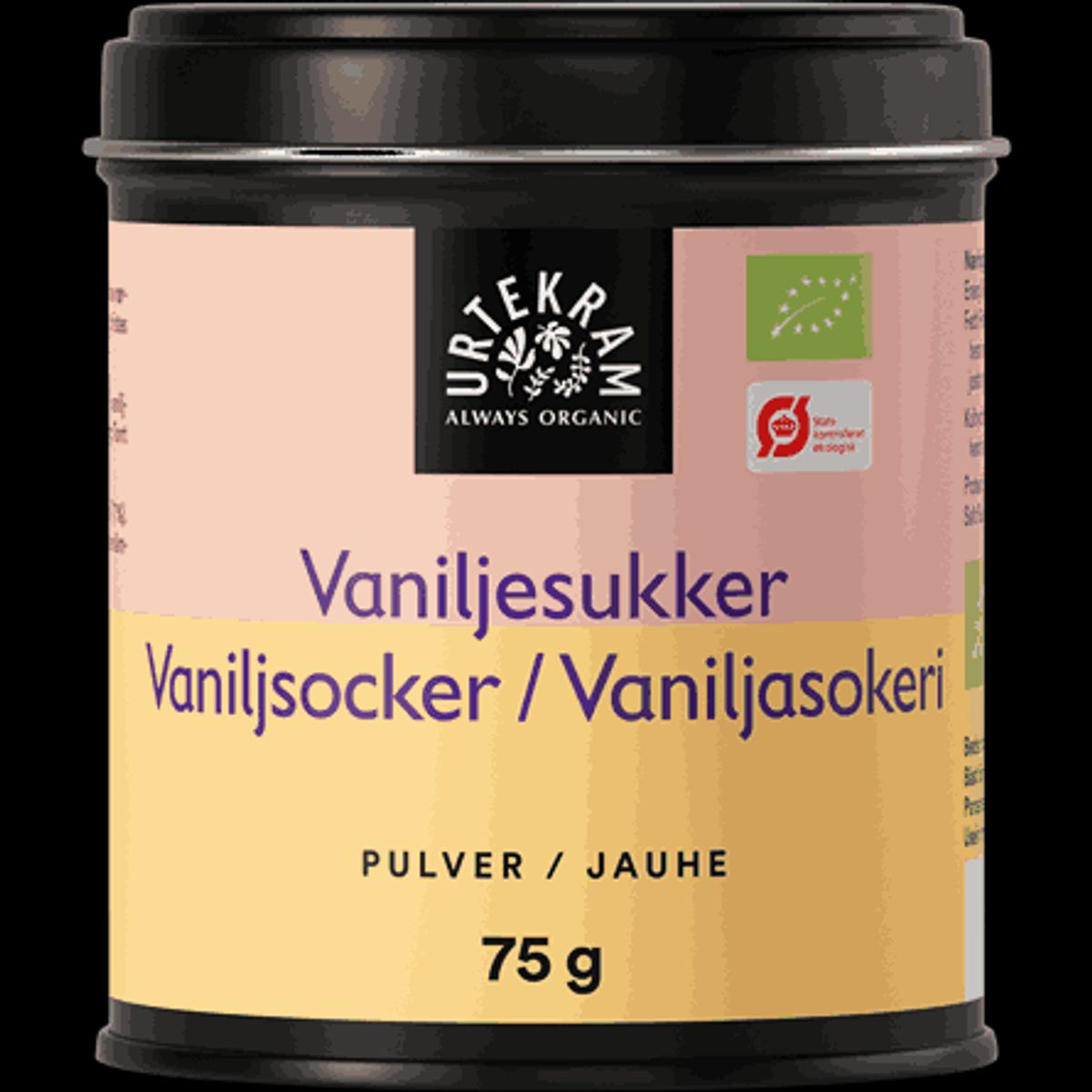 Vaniljesukker Økologisk - 75 gram