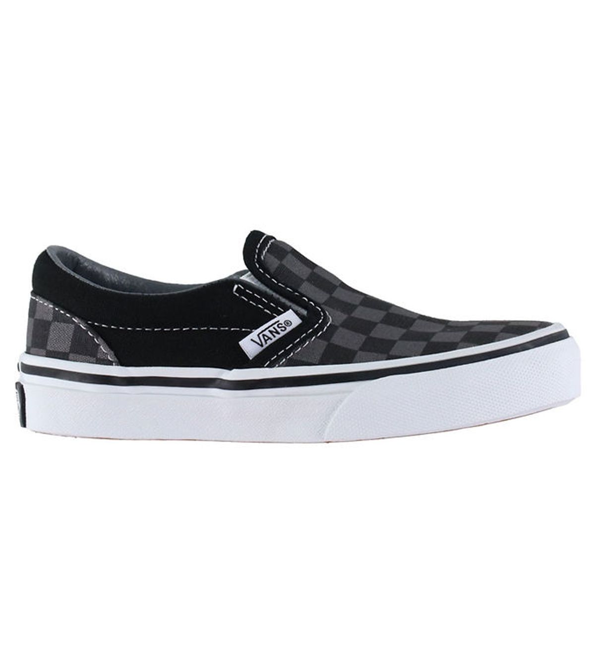 Vans Sko - Classic Slip-On - Sort/Gråternet