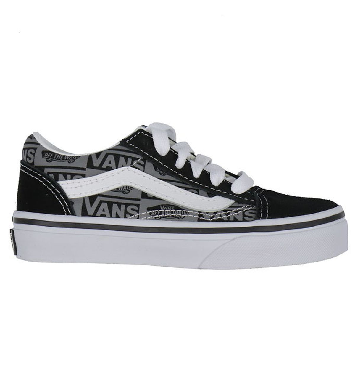 Vans Sko - Old Skool Logo - Black/Grey