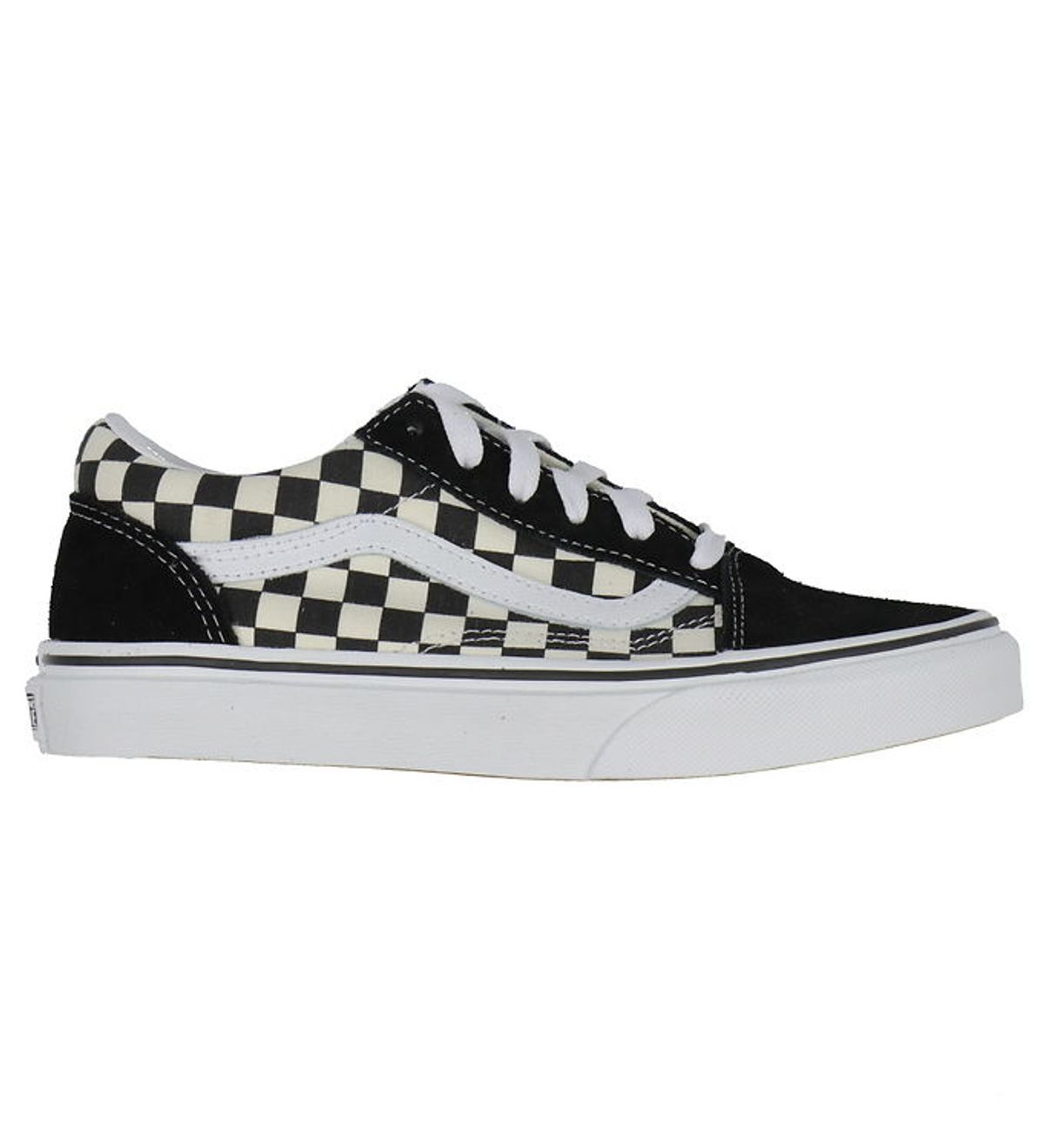 Vans Sko - Old Skool - Primary Check - Sort/Hvid