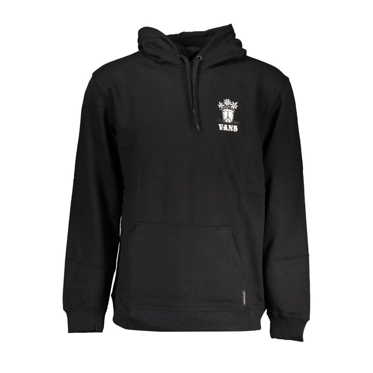 Vans Sleek Fleece Hooded Sweatshirt in Black