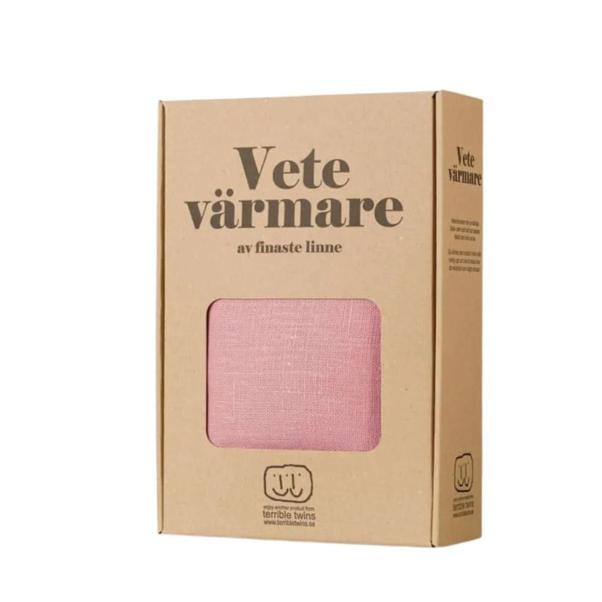 Varmepude med hvedekerner - Large - Dusty Rose