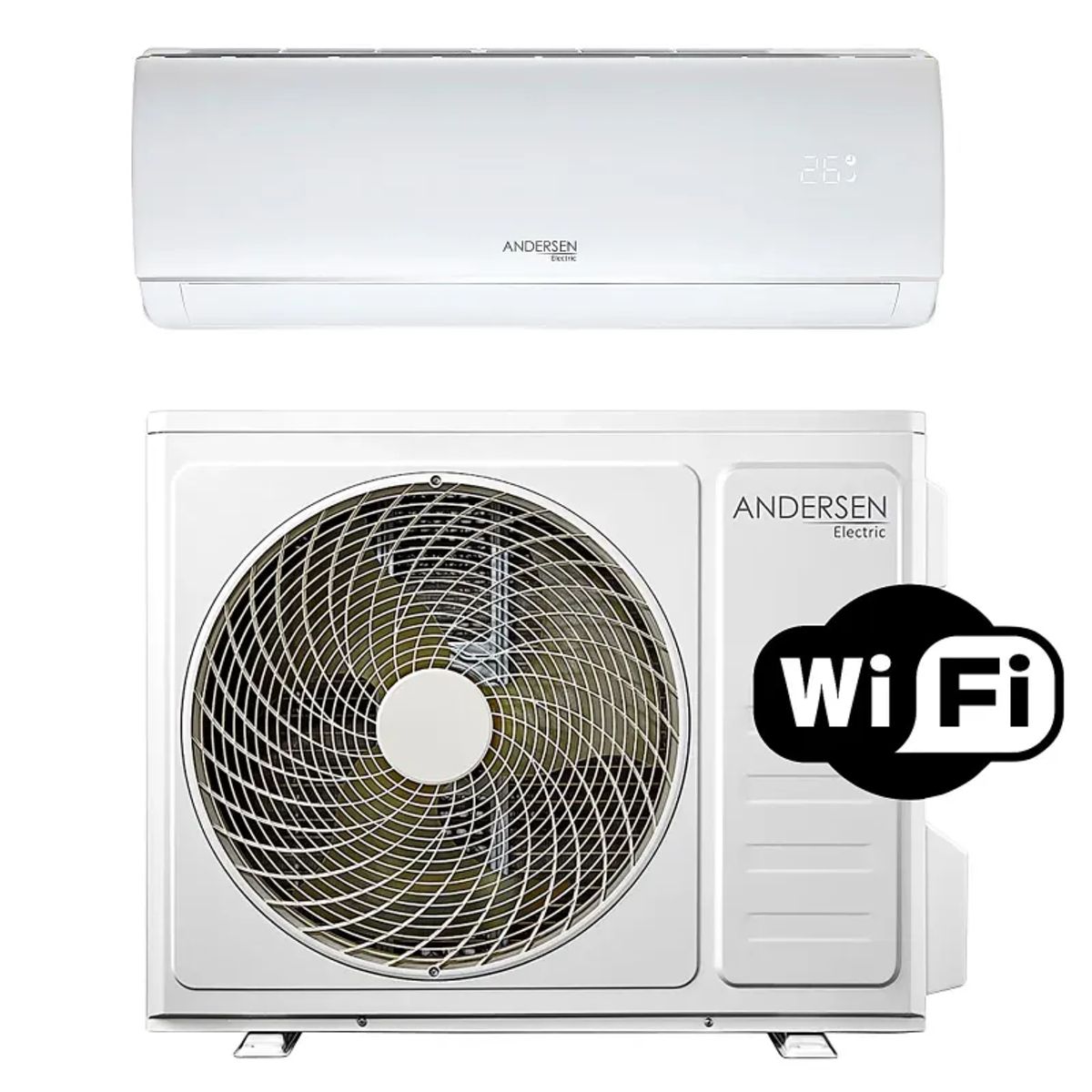 Varmepumpe/aircondition Ae 12000 M-wifi Luft-luft