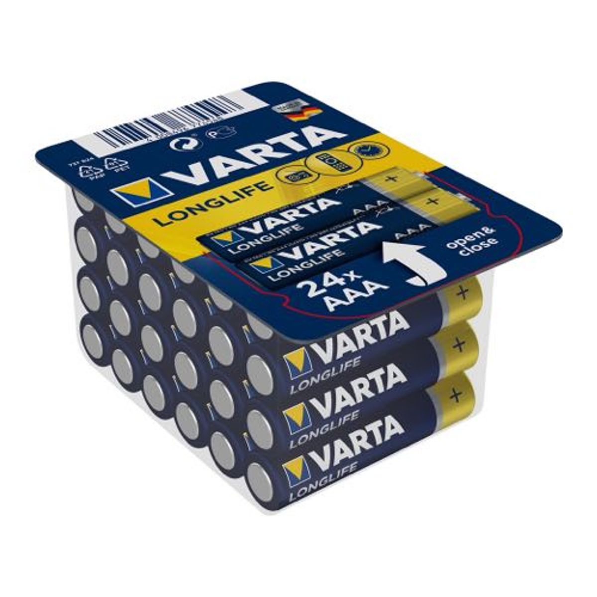 Varta - AAA - 24 stk - Alkaline Longlife (1.5V)