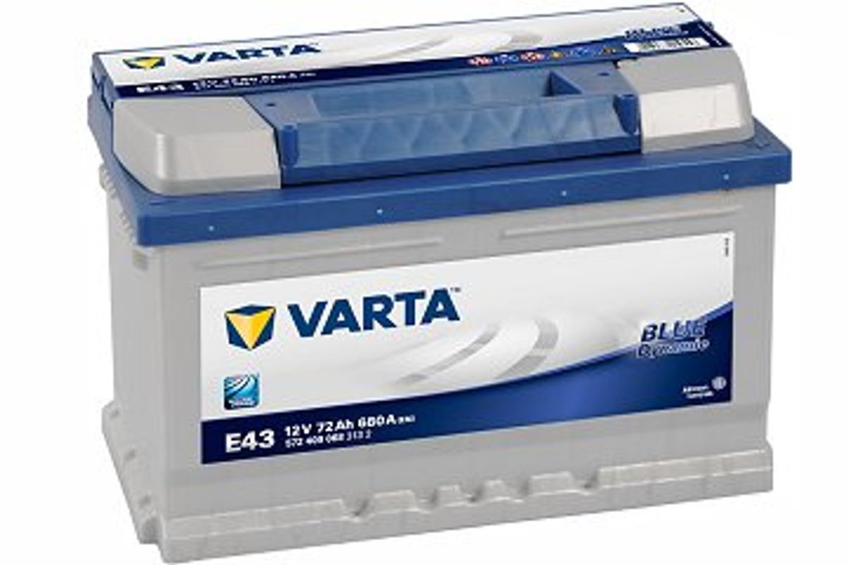 VARTA Batteri 72Amp.