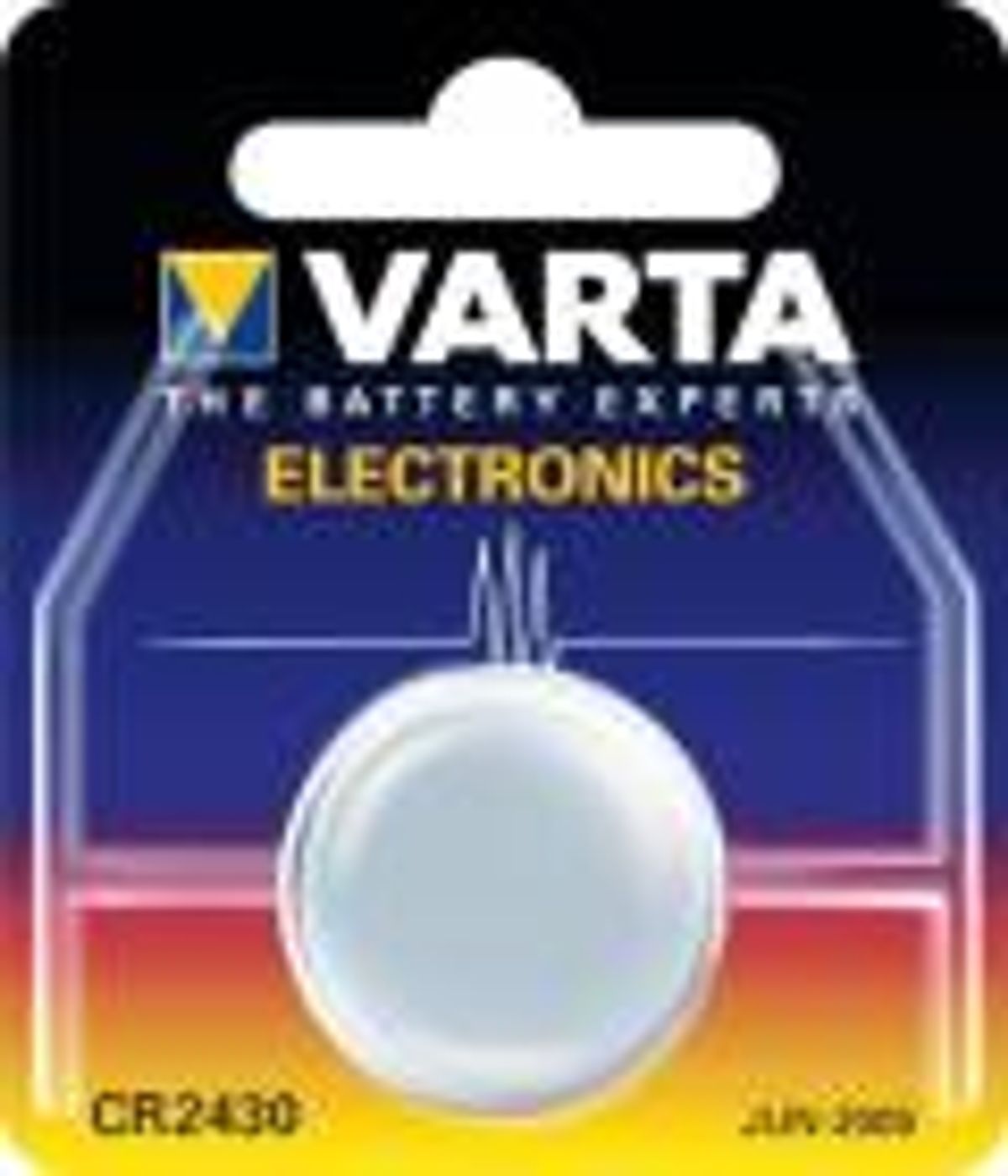 Varta Batteri Cr2430 3,0v 280mah