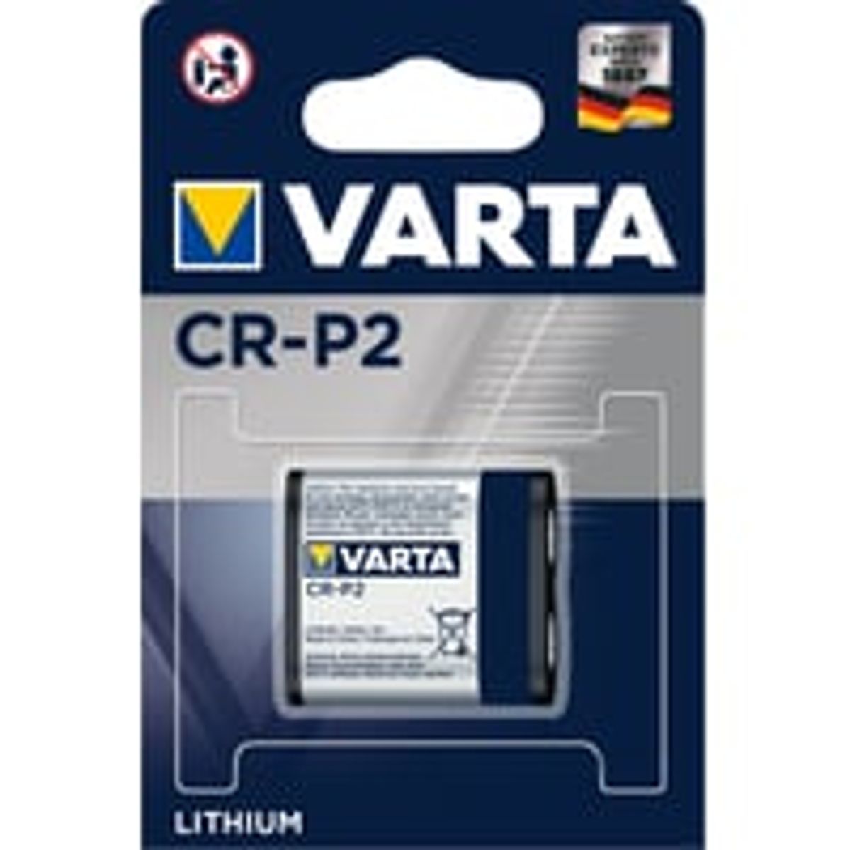 Varta batteri PROFESSIONAL LITHIUM CR P2 1-STK