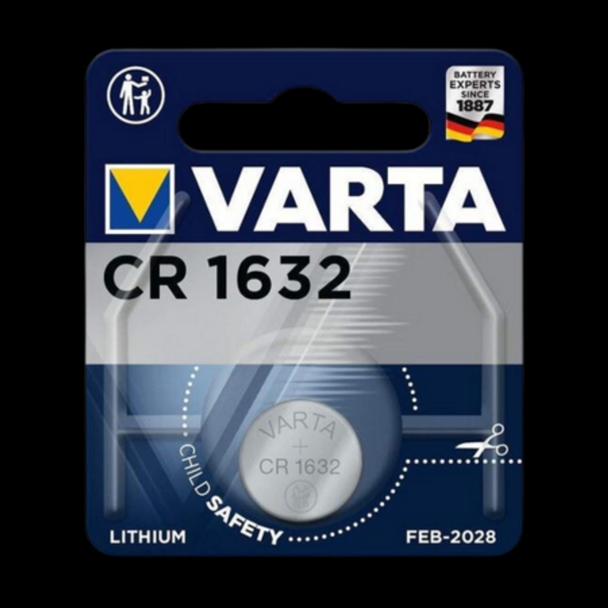 Varta CR1632 Batteri - 135mah