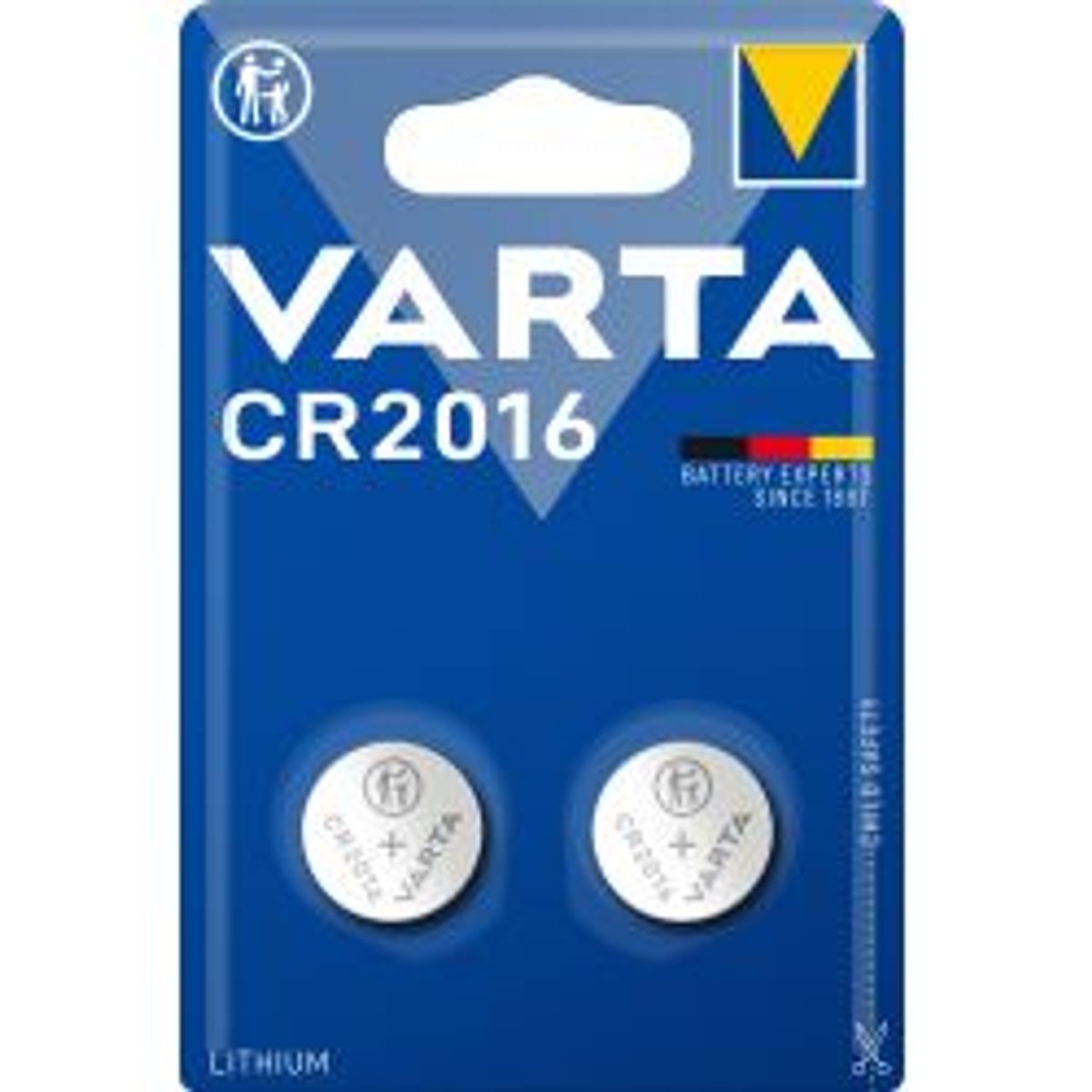 Varta Cr2016 Lithium Coin 2 Pack (b) - Batteri