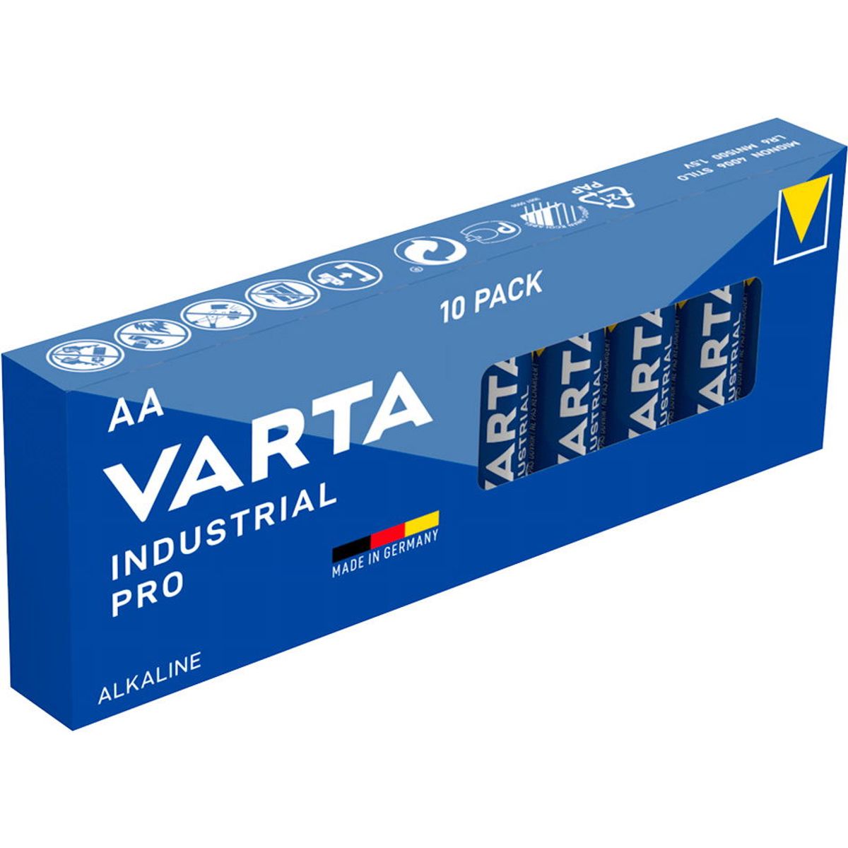 VARTA Industrial batteri AA/LR6 1.5 v 10 stk