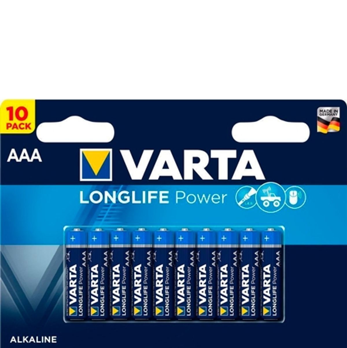 Varta Longlife AAA Batterier - 10 stk