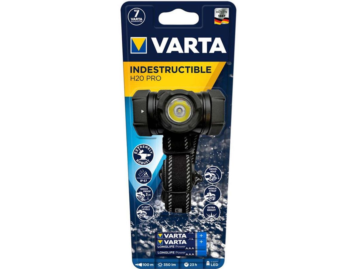 Varta Pandelygt PRO H20