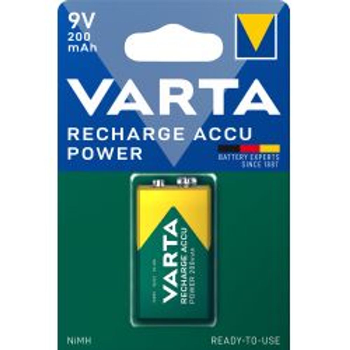 Varta Recharge Charge Accu Power 9v 200mah 1 Pack - Batteri