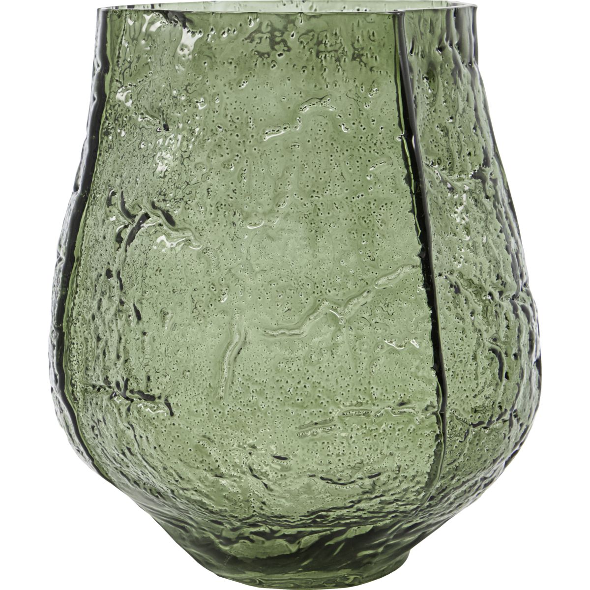 Vase, HDMoun, Mørkegrøn - Dark Green / Glass