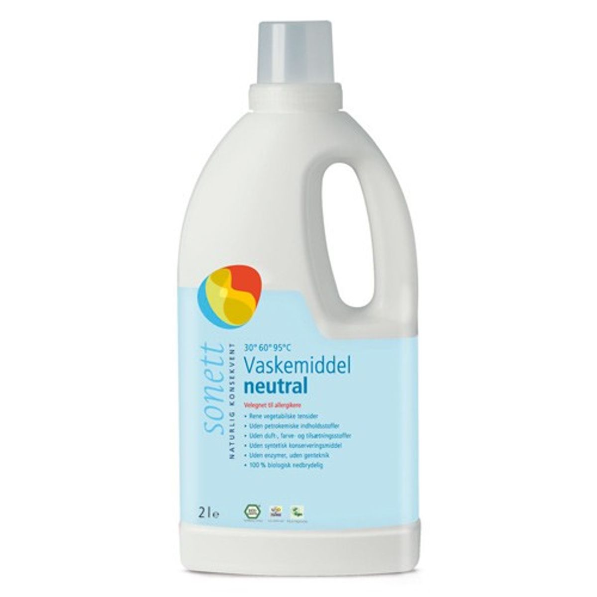 Vaskemiddel flydende neutral - 2 ltr - Sonett