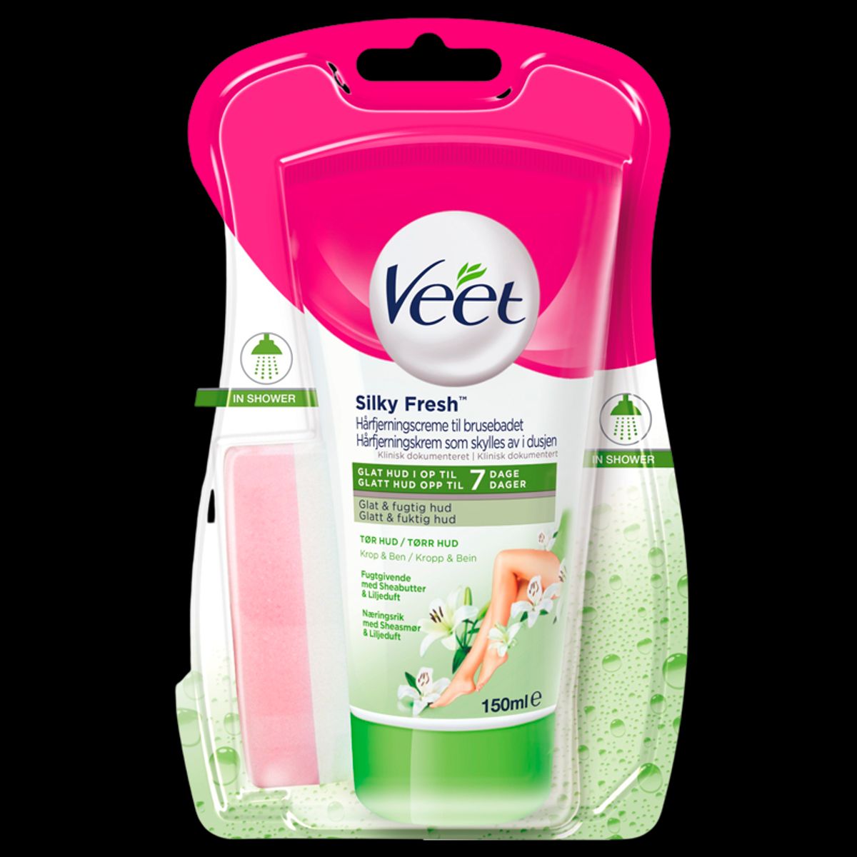 Veet In Shower Creme Tør Hud (150 ml )