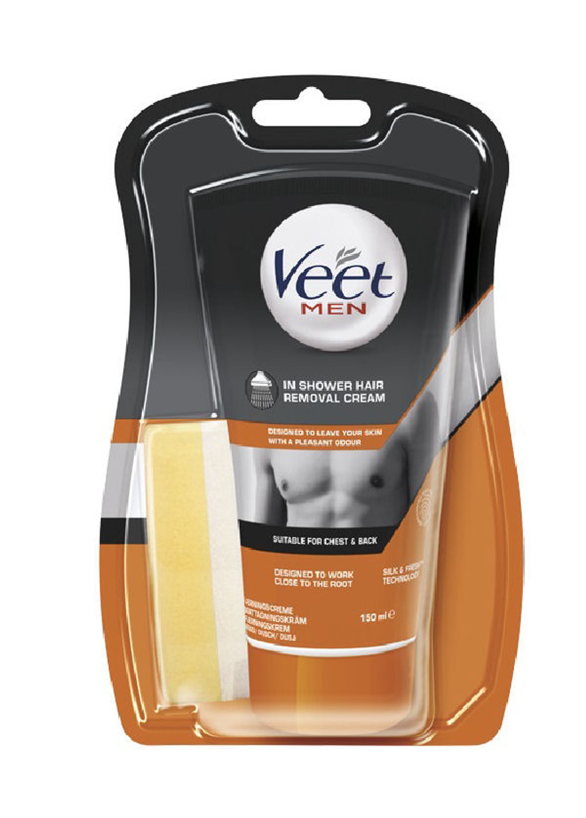 Veet men in shower hair removal cream 150ml