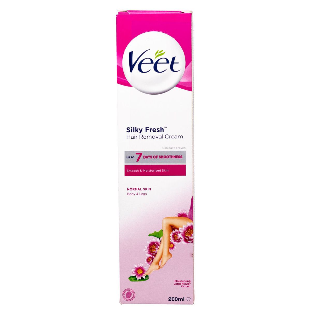 Veet silky fresh hair removal cream normal skin body & legs 200ml