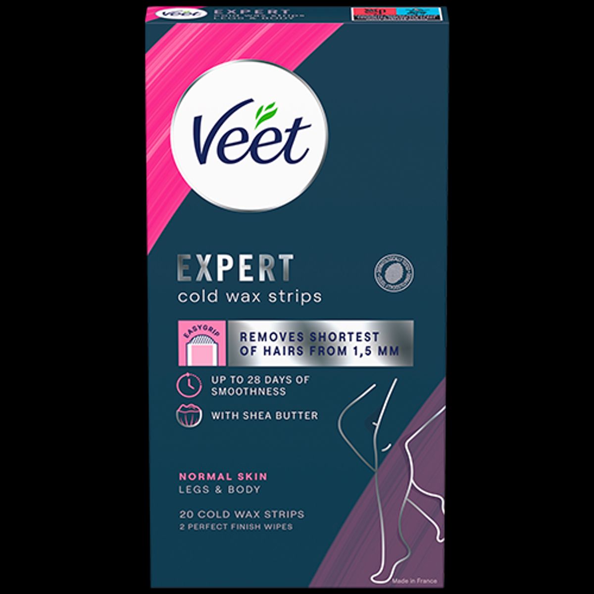 Veet Wax Strips Body Normal Skin (20 stk)