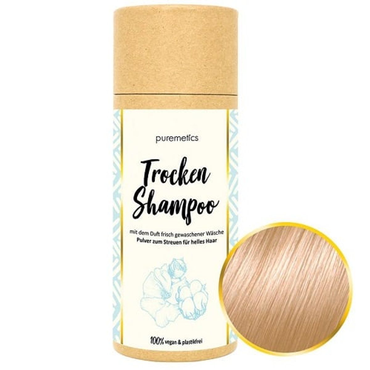 Vegansk tørshampoo - til lyst hår - Cotton