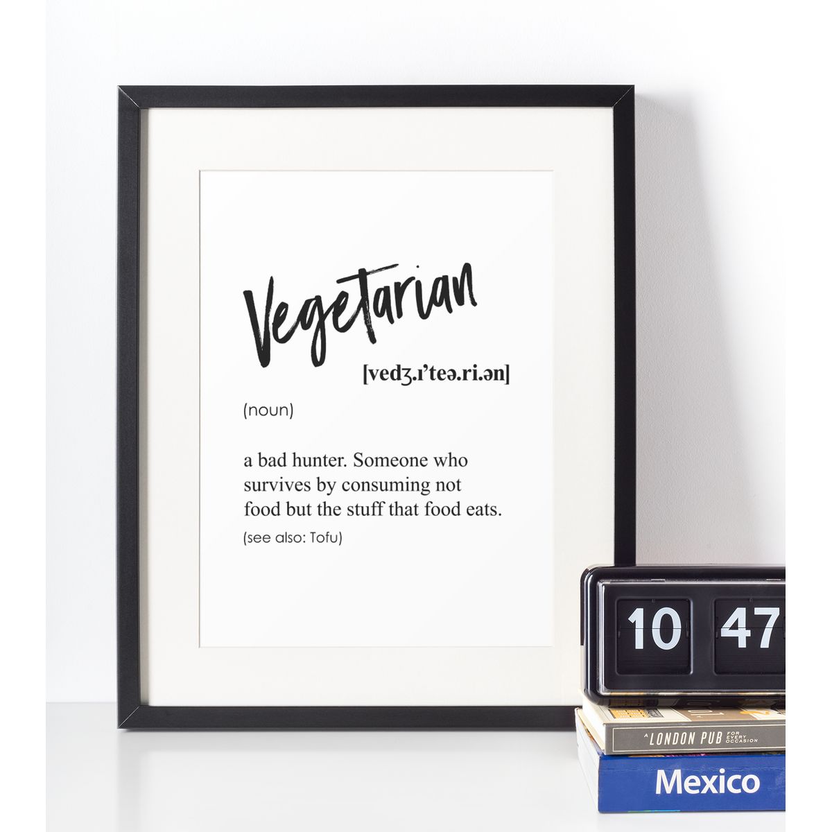 Vegetarian definition plakat