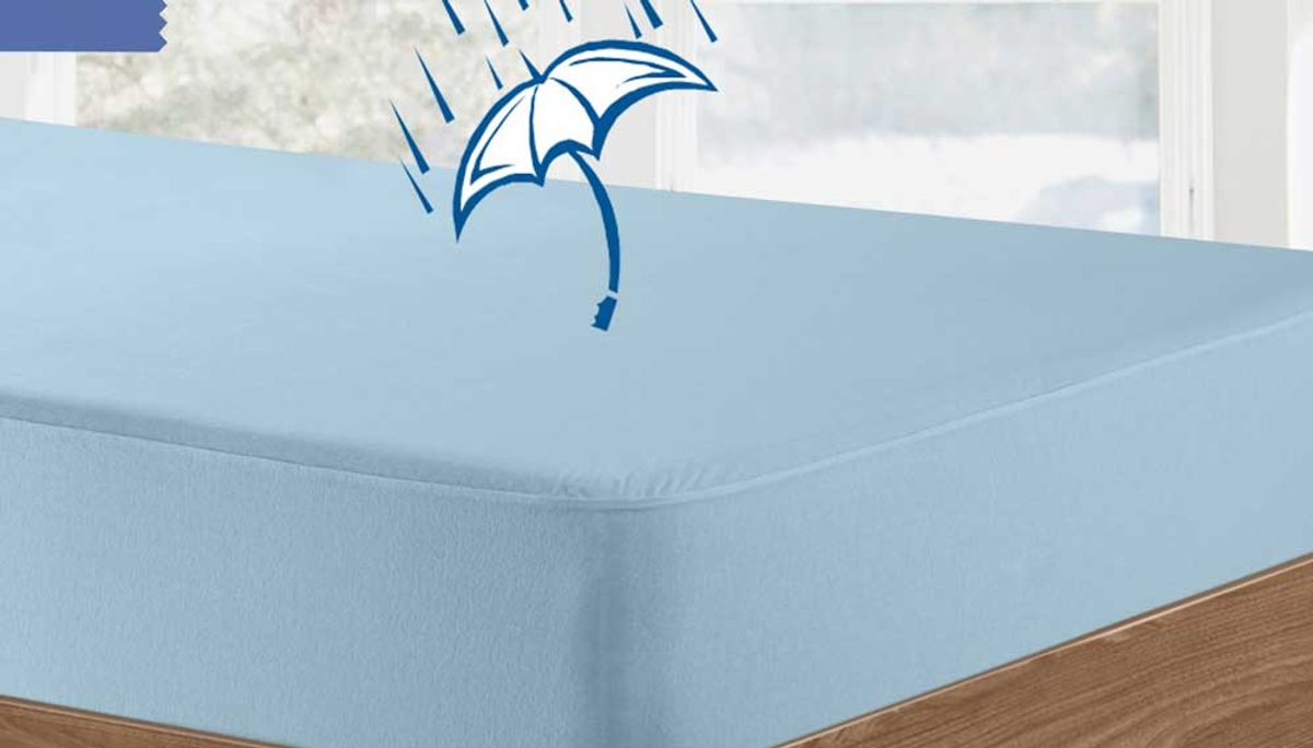 Velfont Vådliggerlagen Powder Blue - 90x200 Enkeltseng