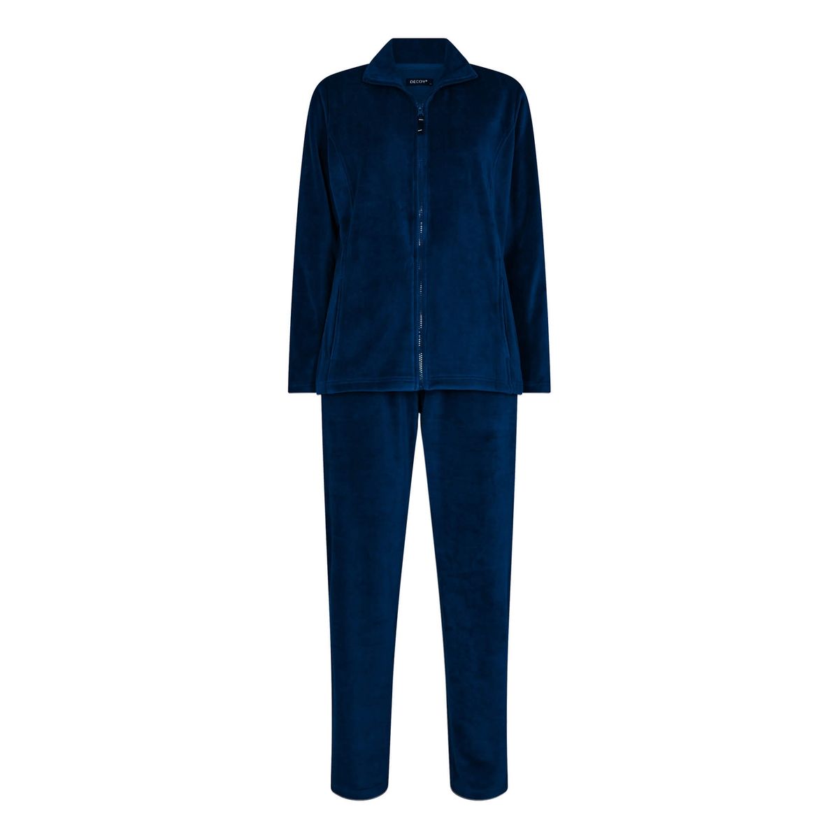 Velour Hjemmesæt fra Decoy, Navy-S