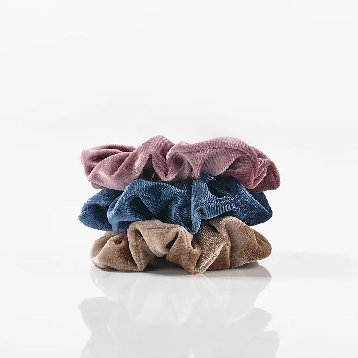 Velour Scrunchies - 3 stk (spar 20%)