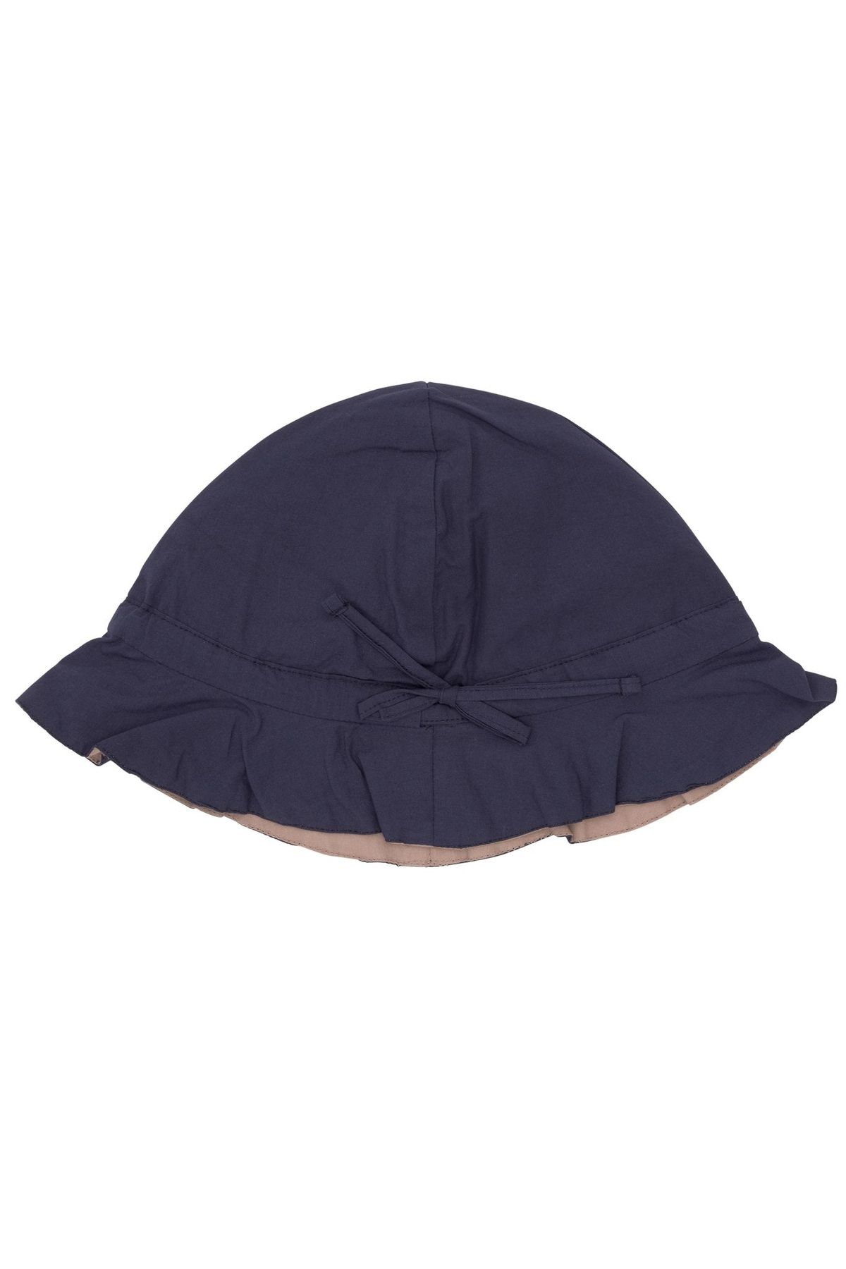 VENDBAR POPLIN SOMMERHAT - NAVY BEIGE - NAVY BEIGE / 3-6M