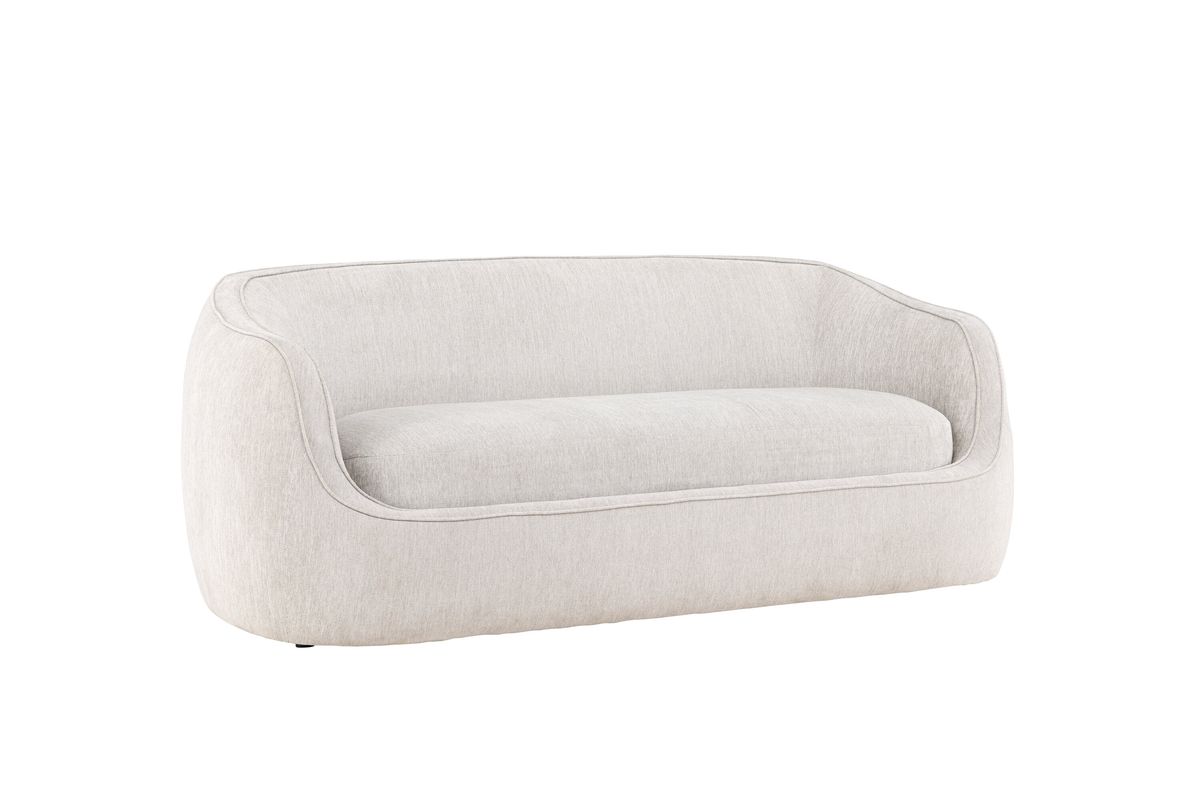 VENTURE DESIGN Elio 3 pers. sofa - lysegrå polyester