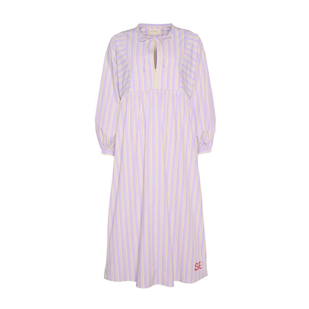 Vera Dress lavender stripes