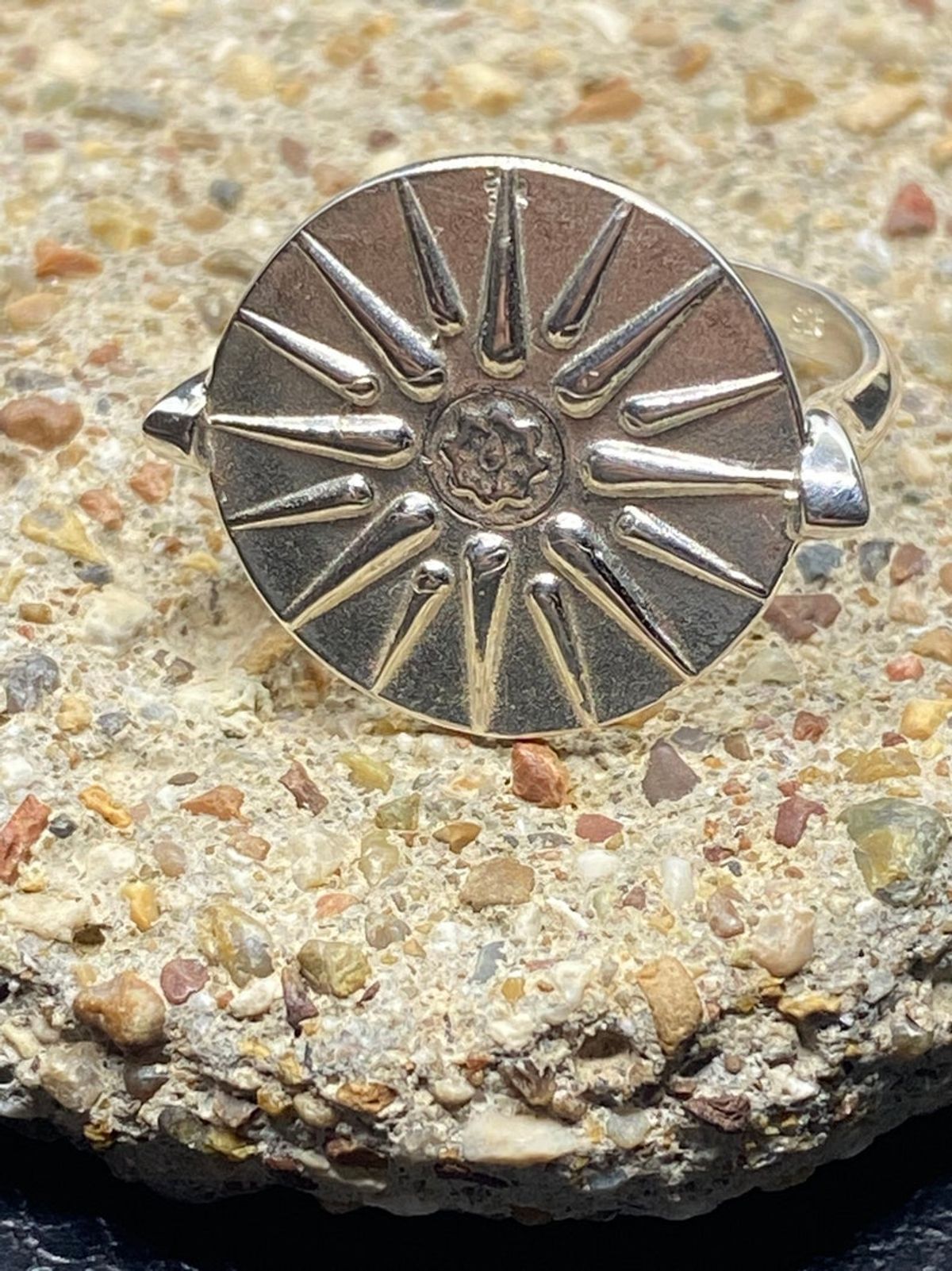 Vergina sol ring - sterlingsølv, 48