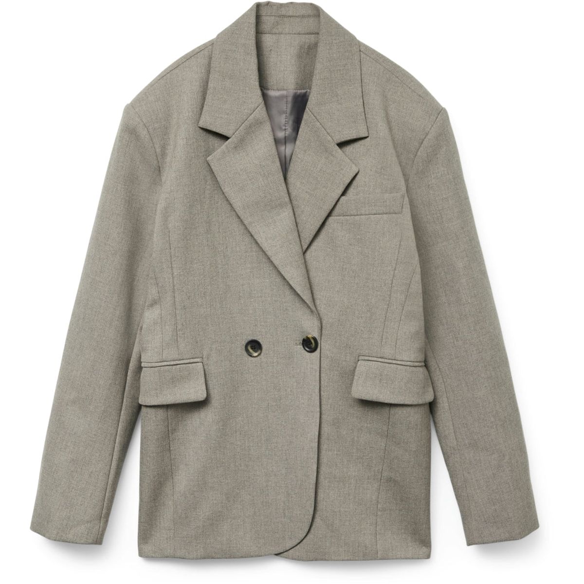 VERO MODA dame blazer VMCILJE - Light Grey Melange AS SAMPLE