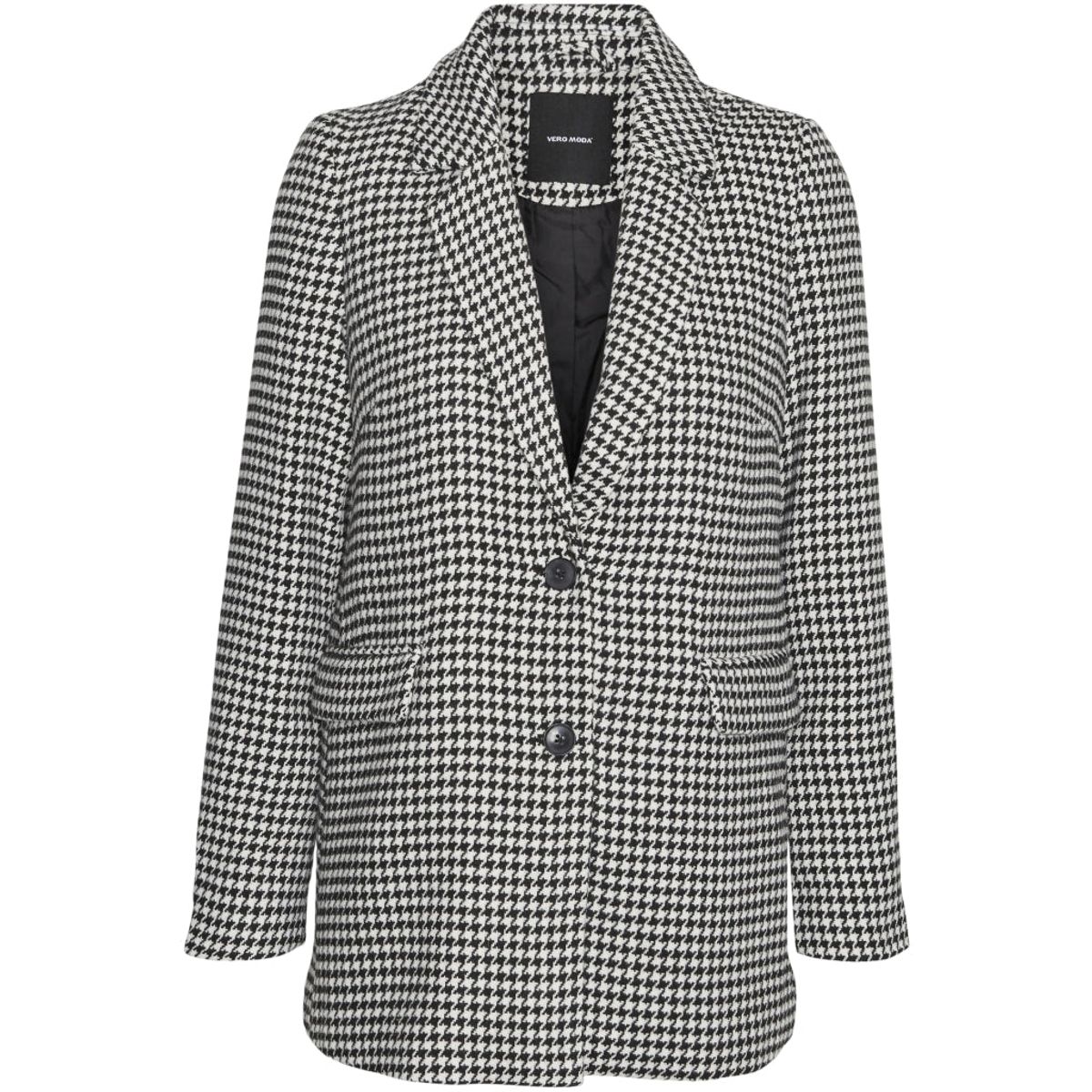 VERO MODA dame blazer VMHARPER - Black White Houndstooth