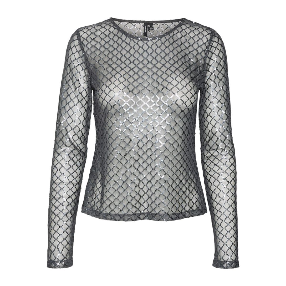 VERO MODA dame bluse VMSAFINA - Asphalt