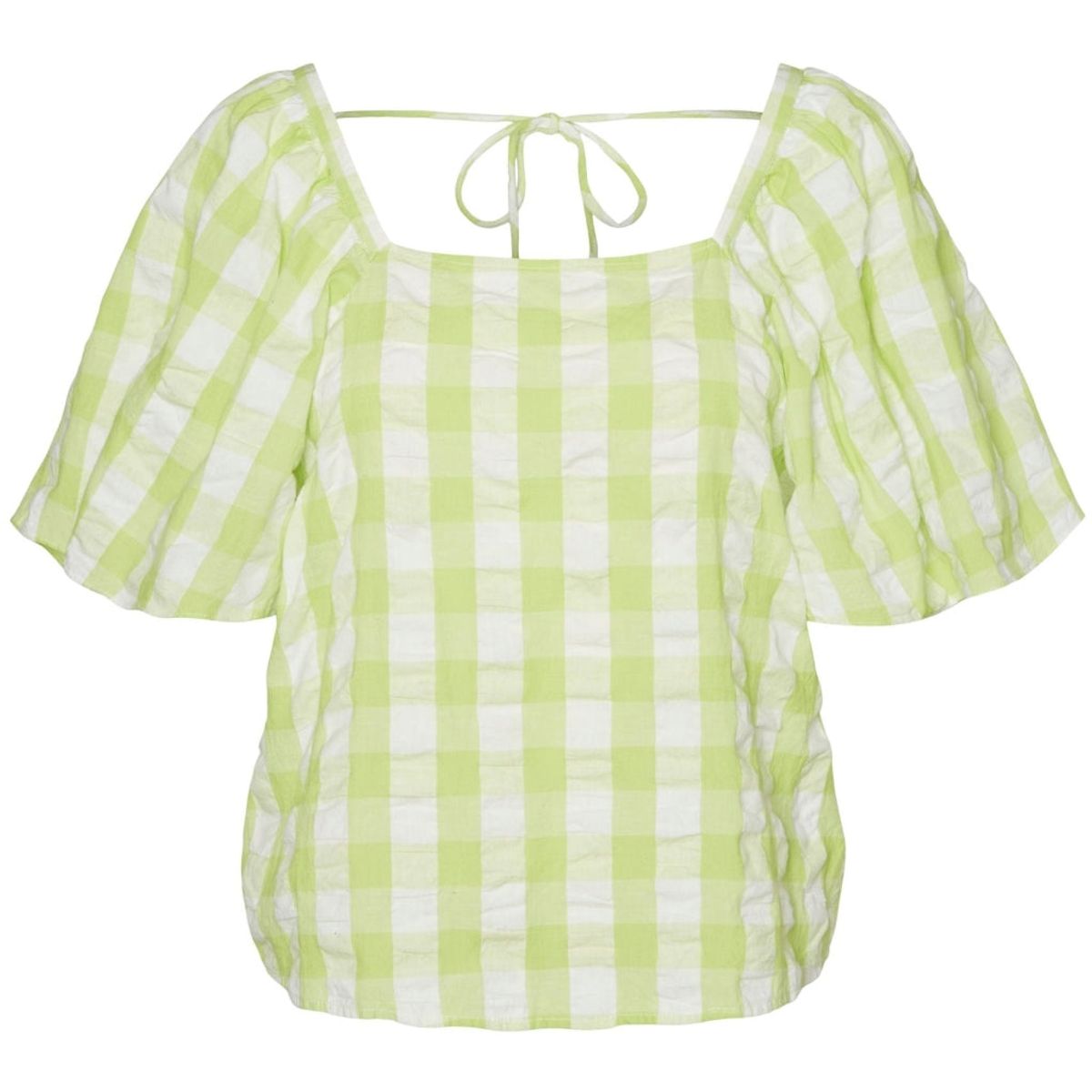 Vero Moda dame bluse VMSODY - Shadow Lime Snow White