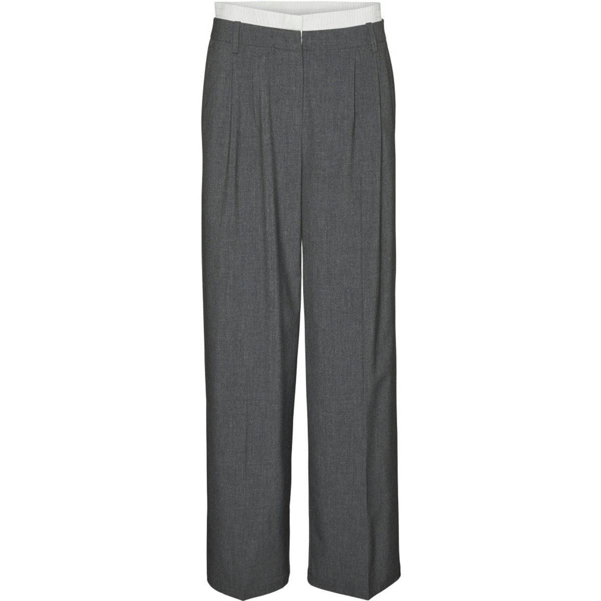 VERO MODA dame bukser VMMADJA - Dark grey melange