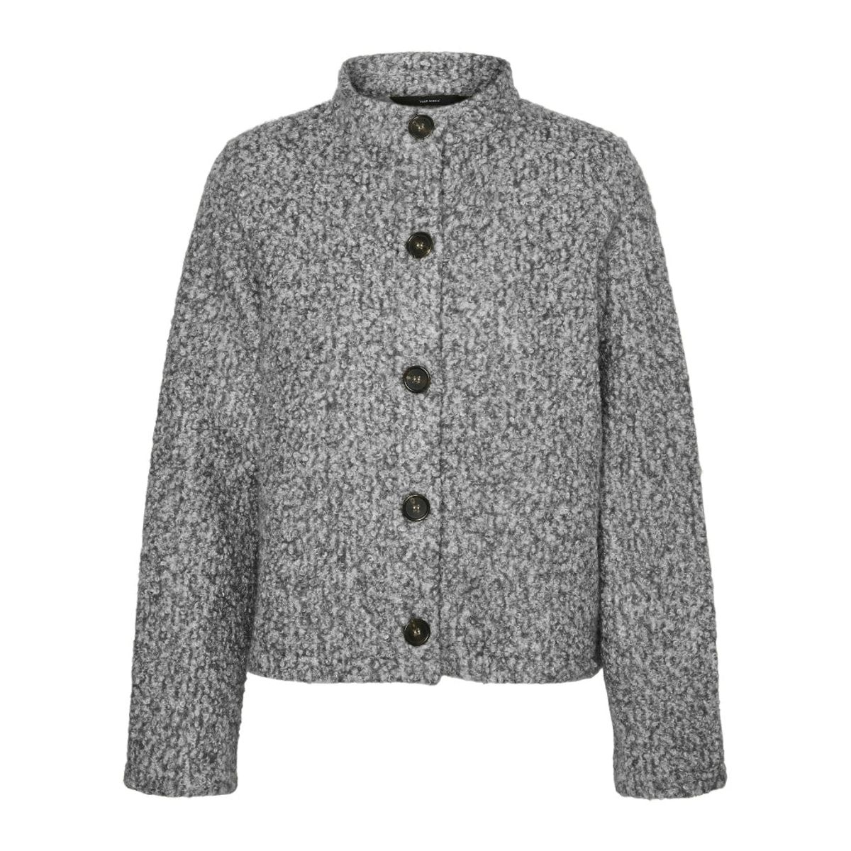 VERO MODA dame cardigan VMHAYLI - Light Grey Melange Dark grey melange