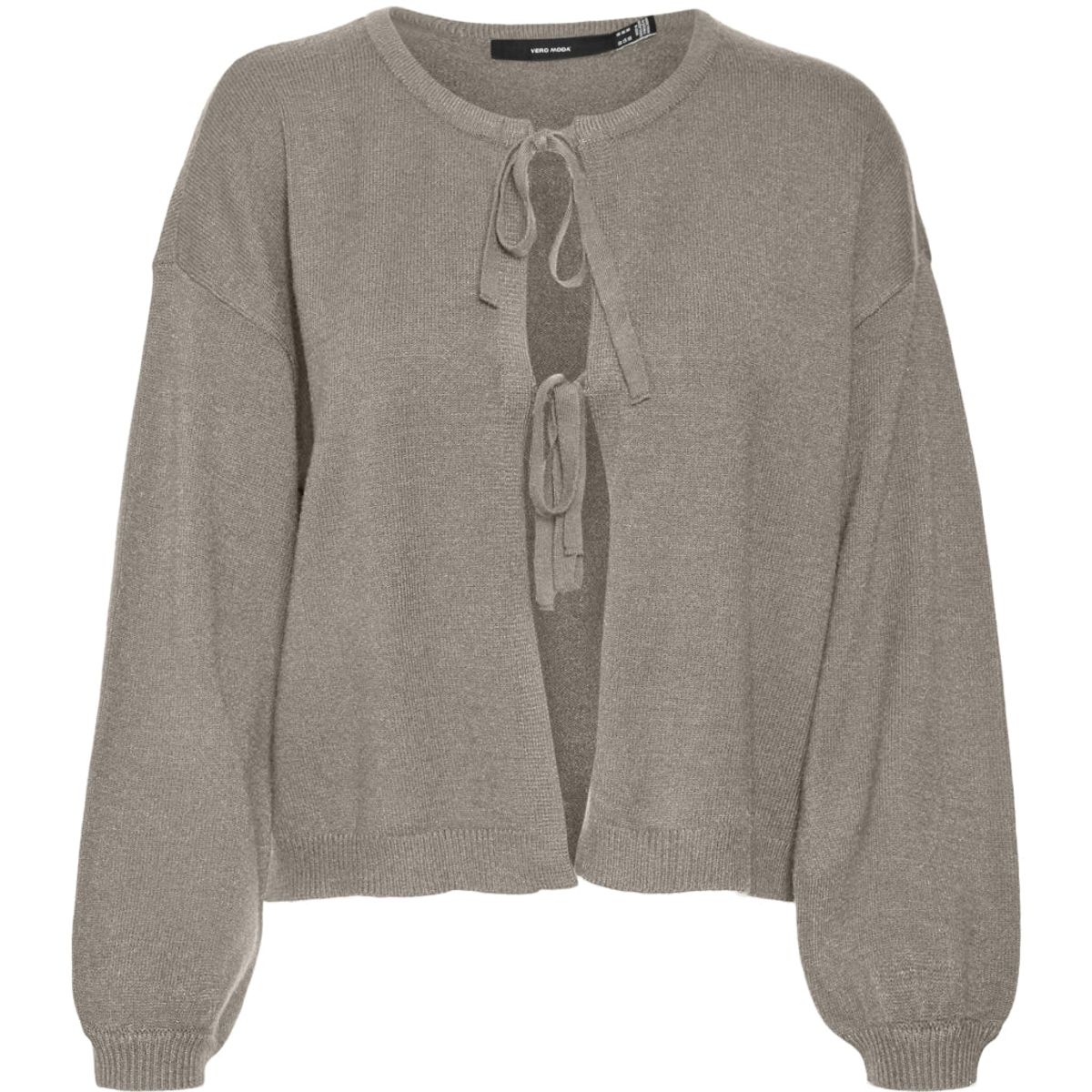 VERO MODA dame cardigan VMHOLLYKARIS - Moon Rock MELANGE