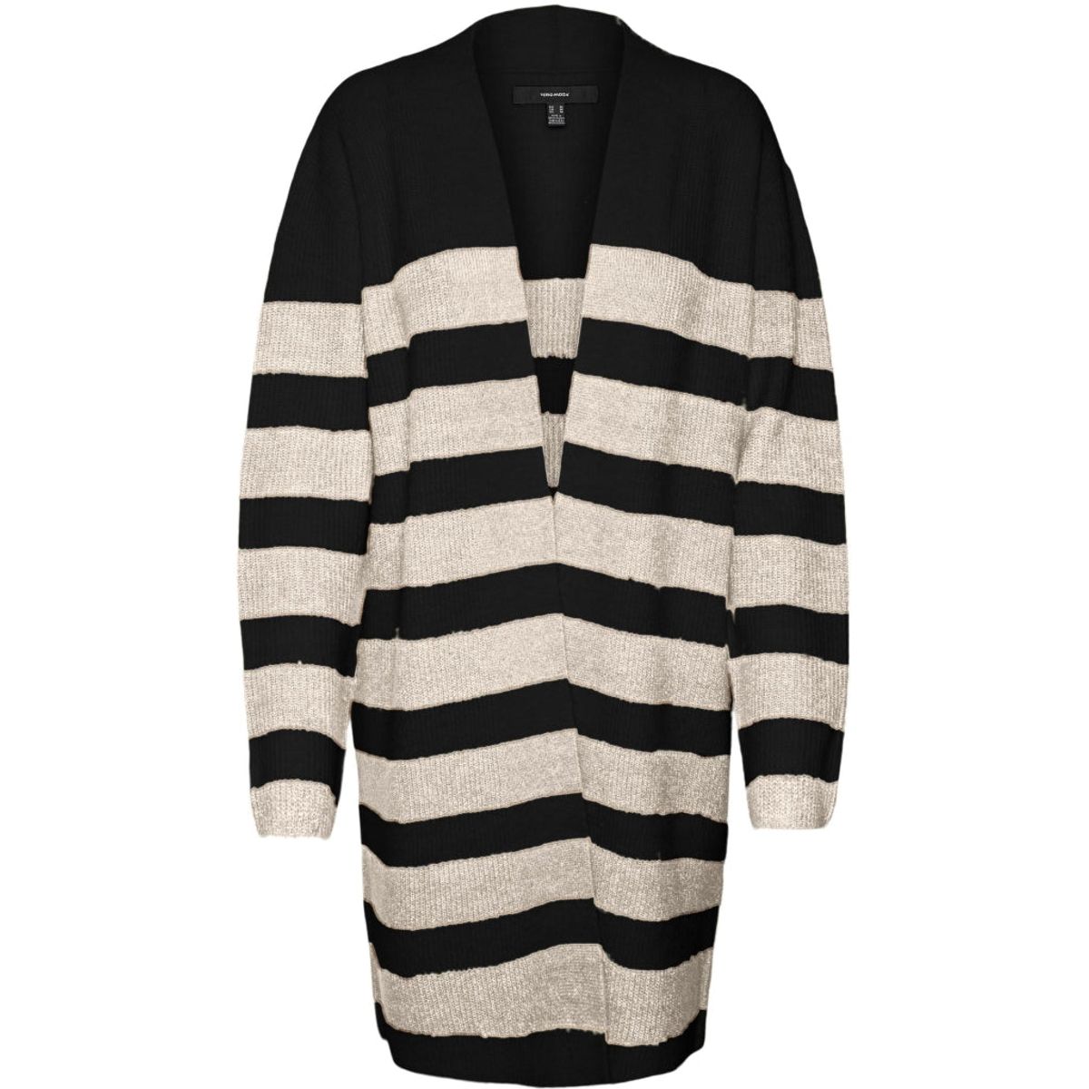 VERO MODA dame cardigan VMPHILINE - Black W. BIRCH MELANGE