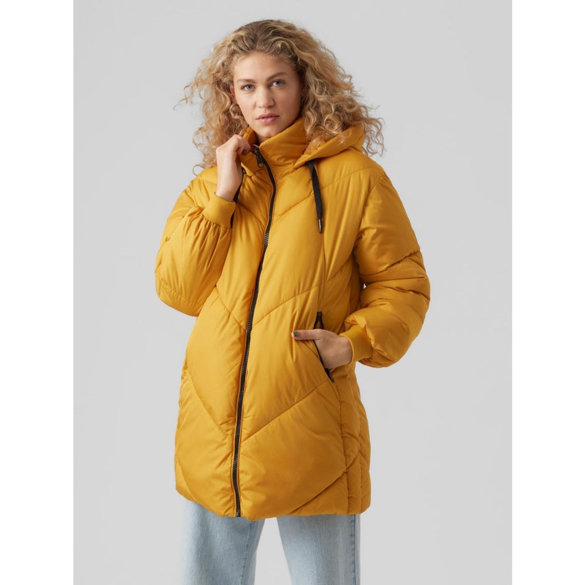 Vero Moda dame jakke VMBEVERLY - Golden Yellow